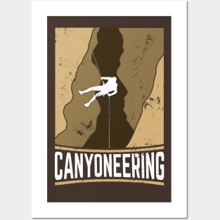 Canyoneering Rappeller Posters and Art